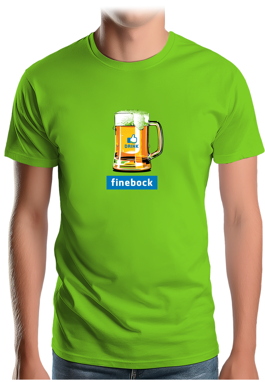 T-Shirt Homme Bière Finebock