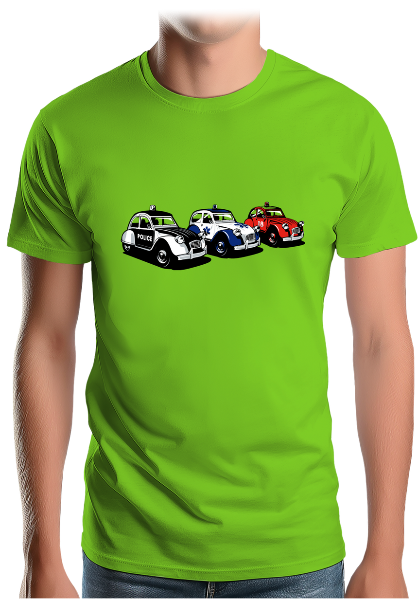 T-Shirt Homme Rescue Deuch - Police - Pompier