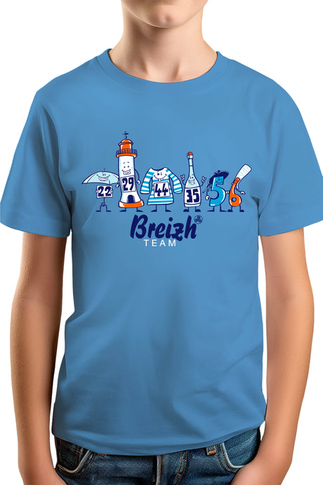 T-Shirt Garçon Breizh team département