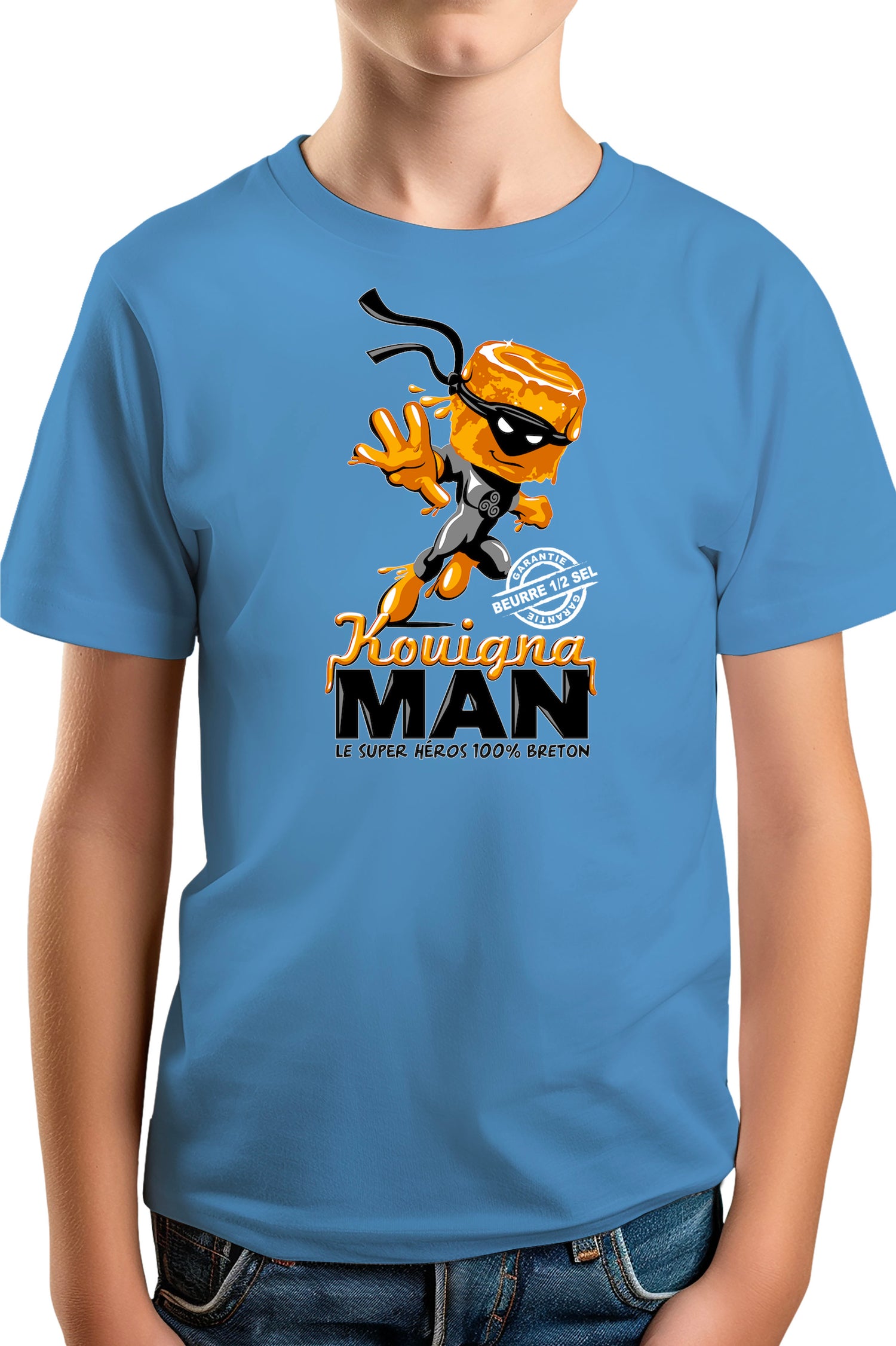 T-Shirt Garçon Kouignaman Hero breton
