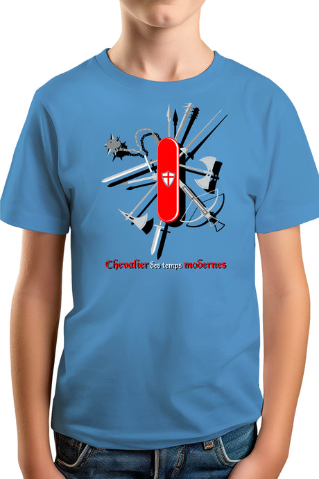 T-Shirt Garçon Chevalier des temps modernes