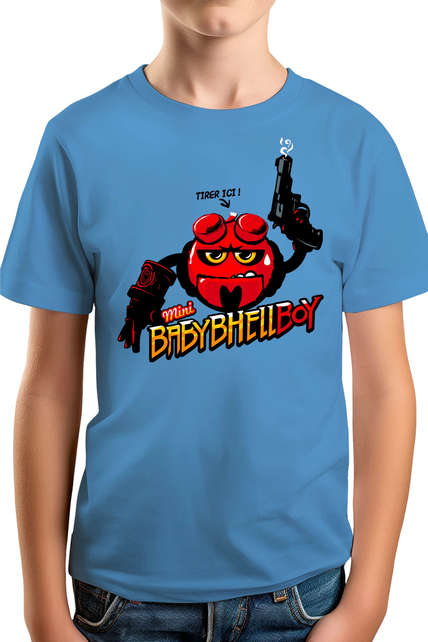 T-Shirt Garçon Baby Hell boy fromage à déguster
