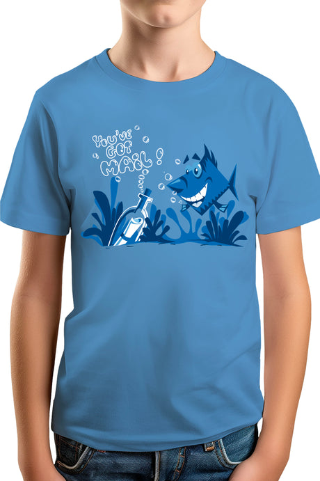 T-Shirt Garçon Bouteille à la mer poisson