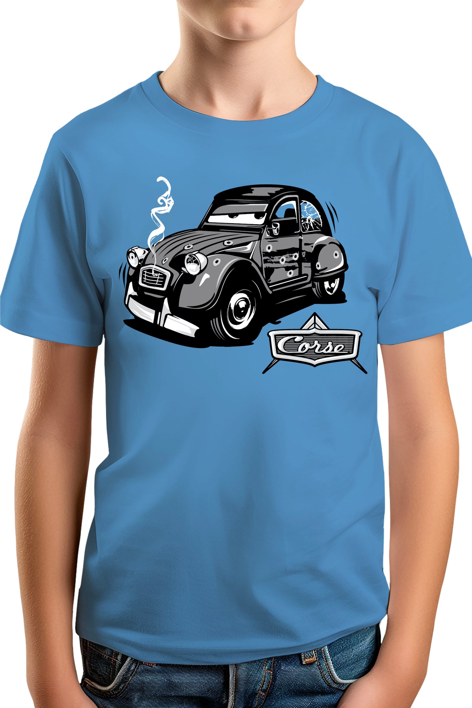 T-Shirt Garçon Deuch dessin animé made in Corse