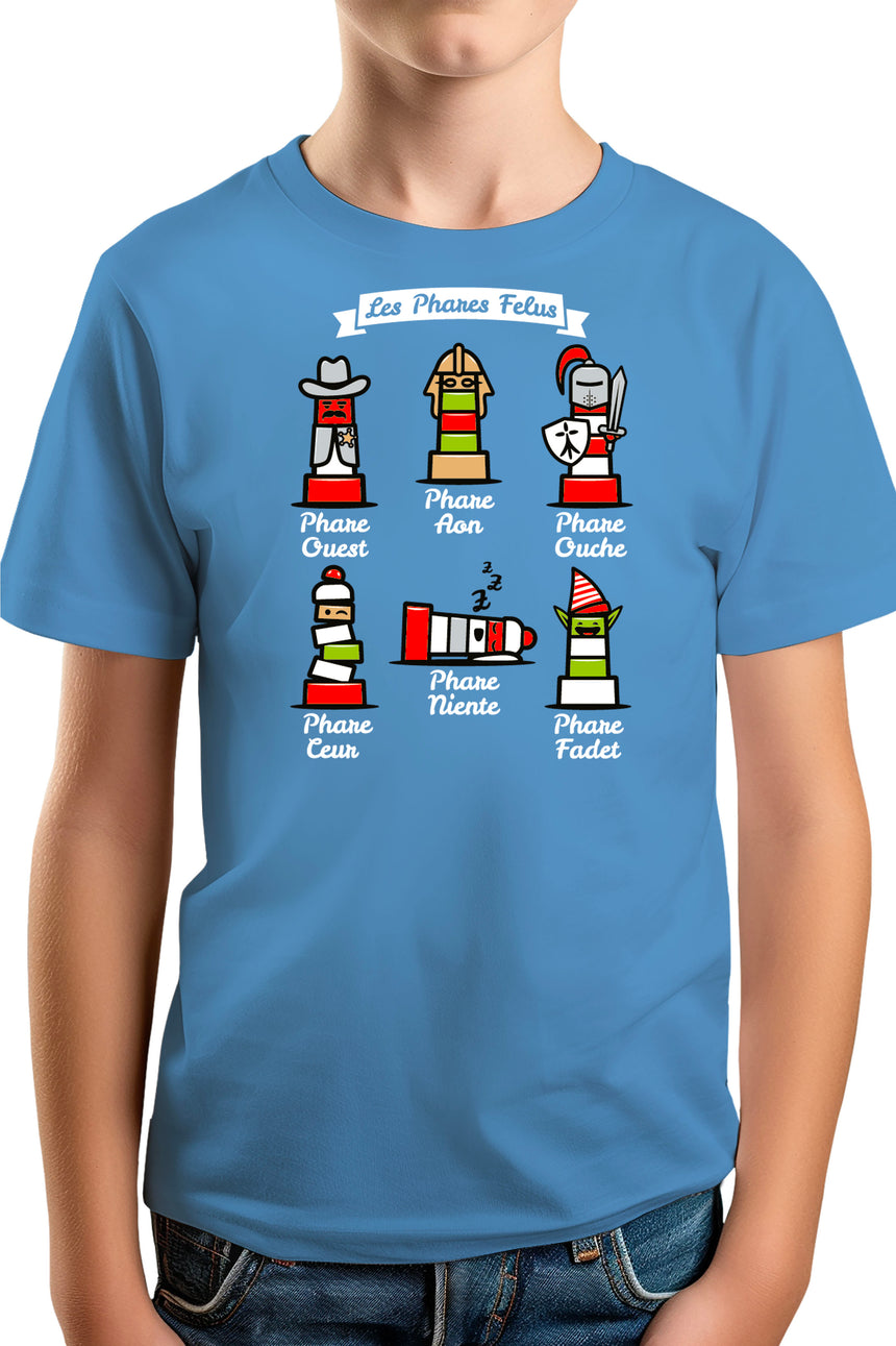 T-Shirt Garçon Les 06 phares felus
