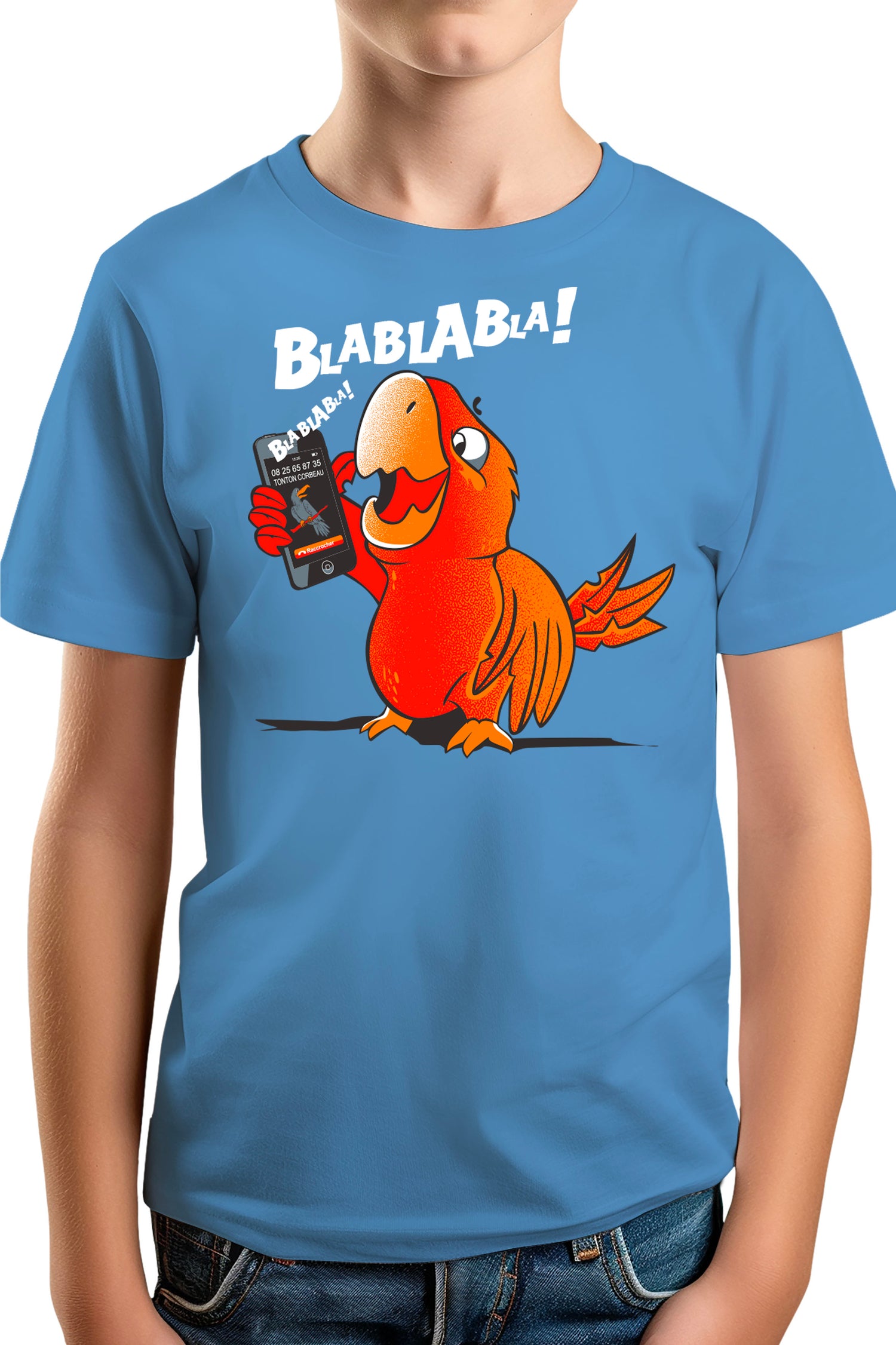 T-Shirt Garçon Blablabla le Perroquet
