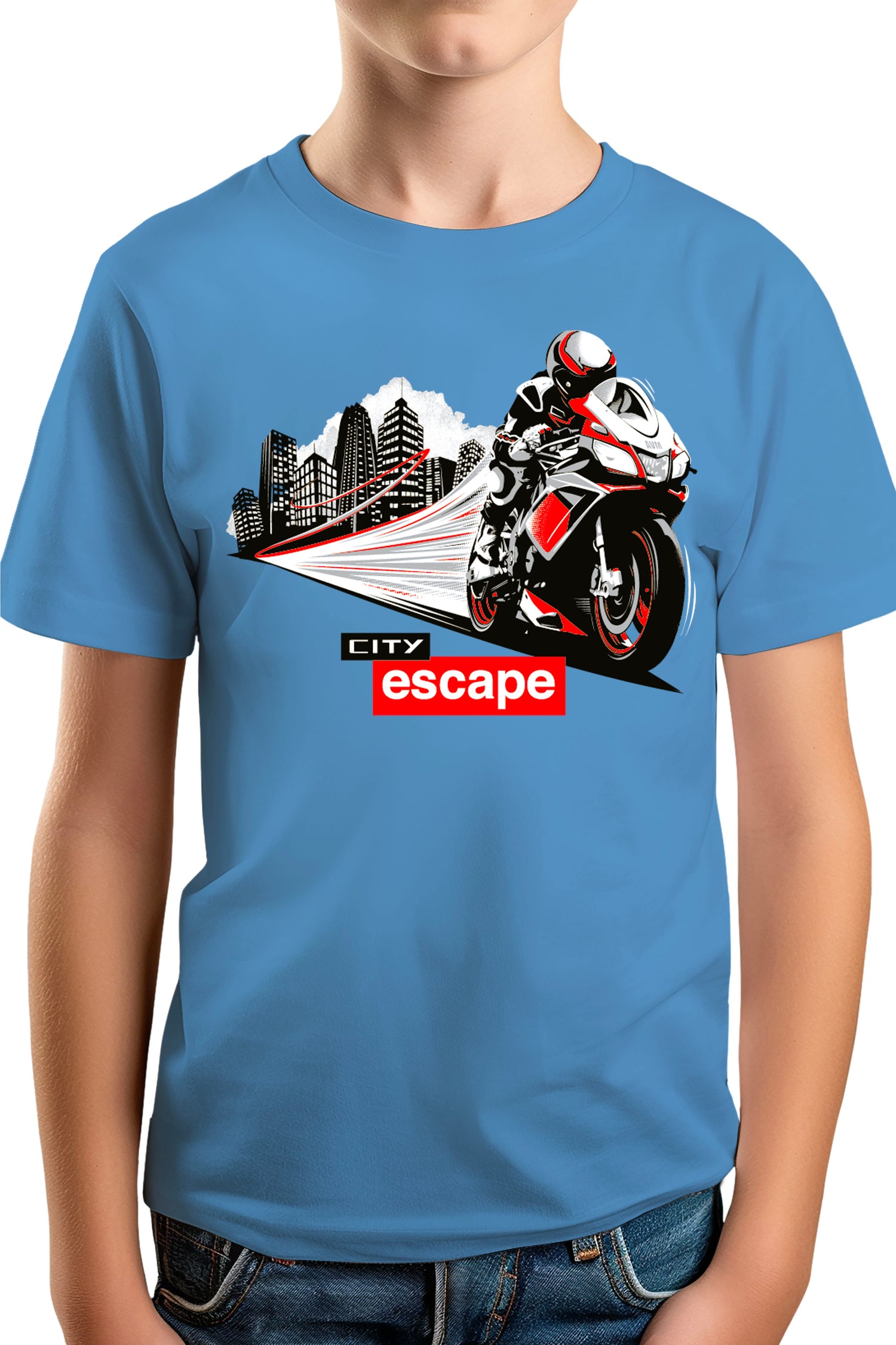 T-Shirt Garçon Milan city escape