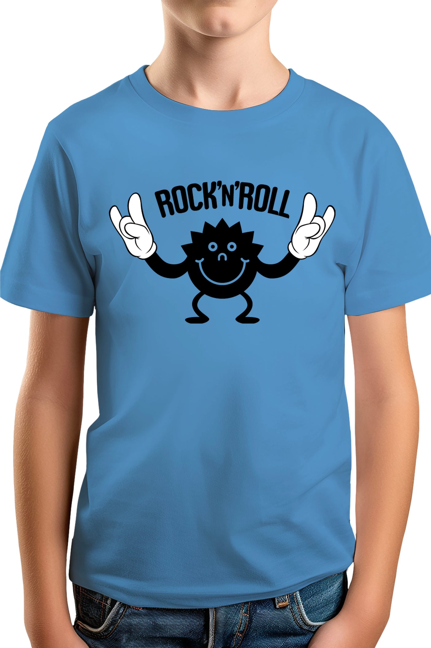 T-Shirt Garçon Smile Rock'N'Roll