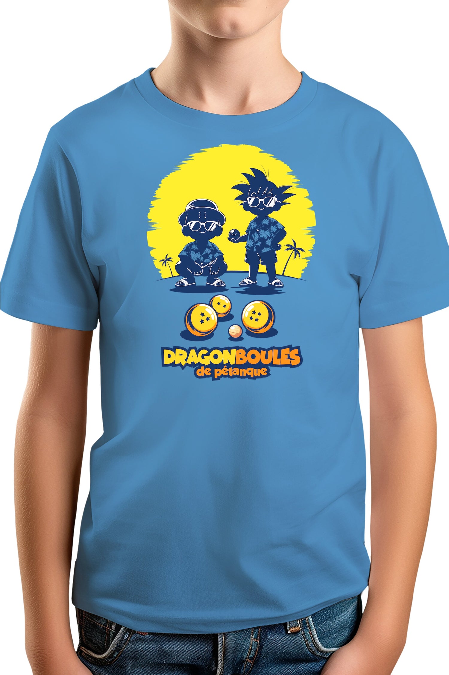 T-Shirt Garçon Joueurs de pétanque