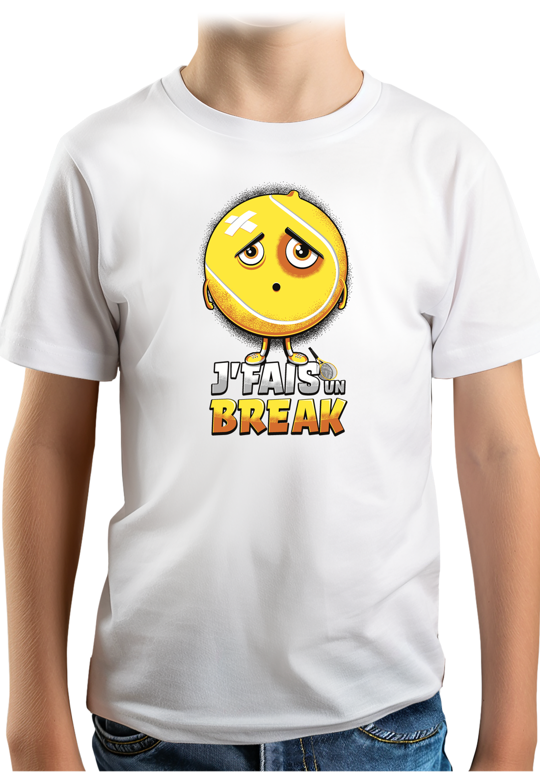 T-Shirt Garçon Balle je fais un break