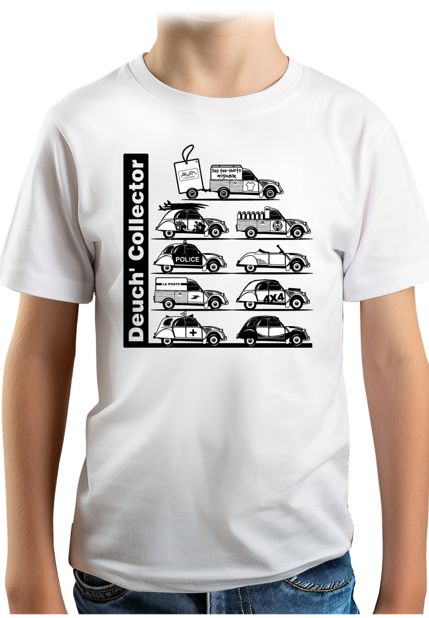 T-Shirt Garçon Voiture 2CV Collector