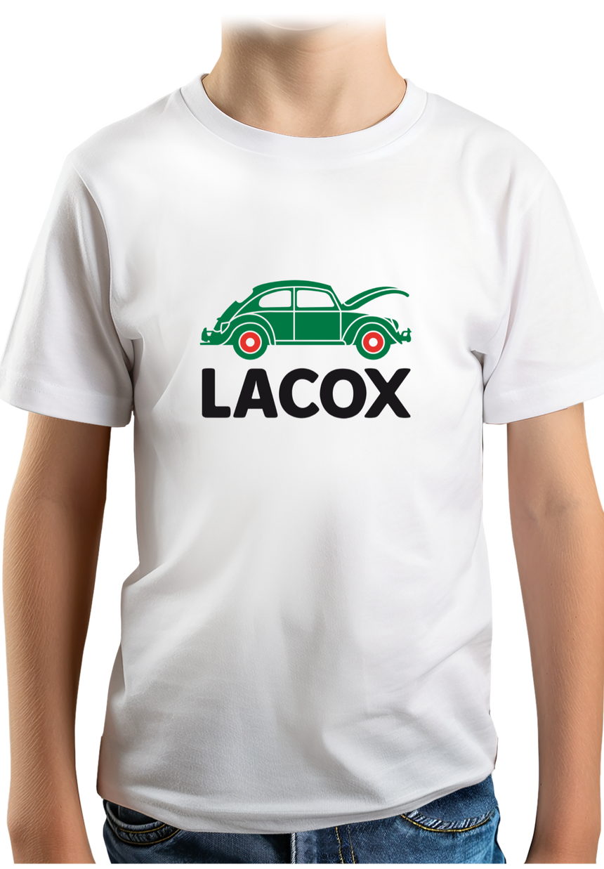 T-Shirt Garçon Voiture Coccinelle façon crocodile