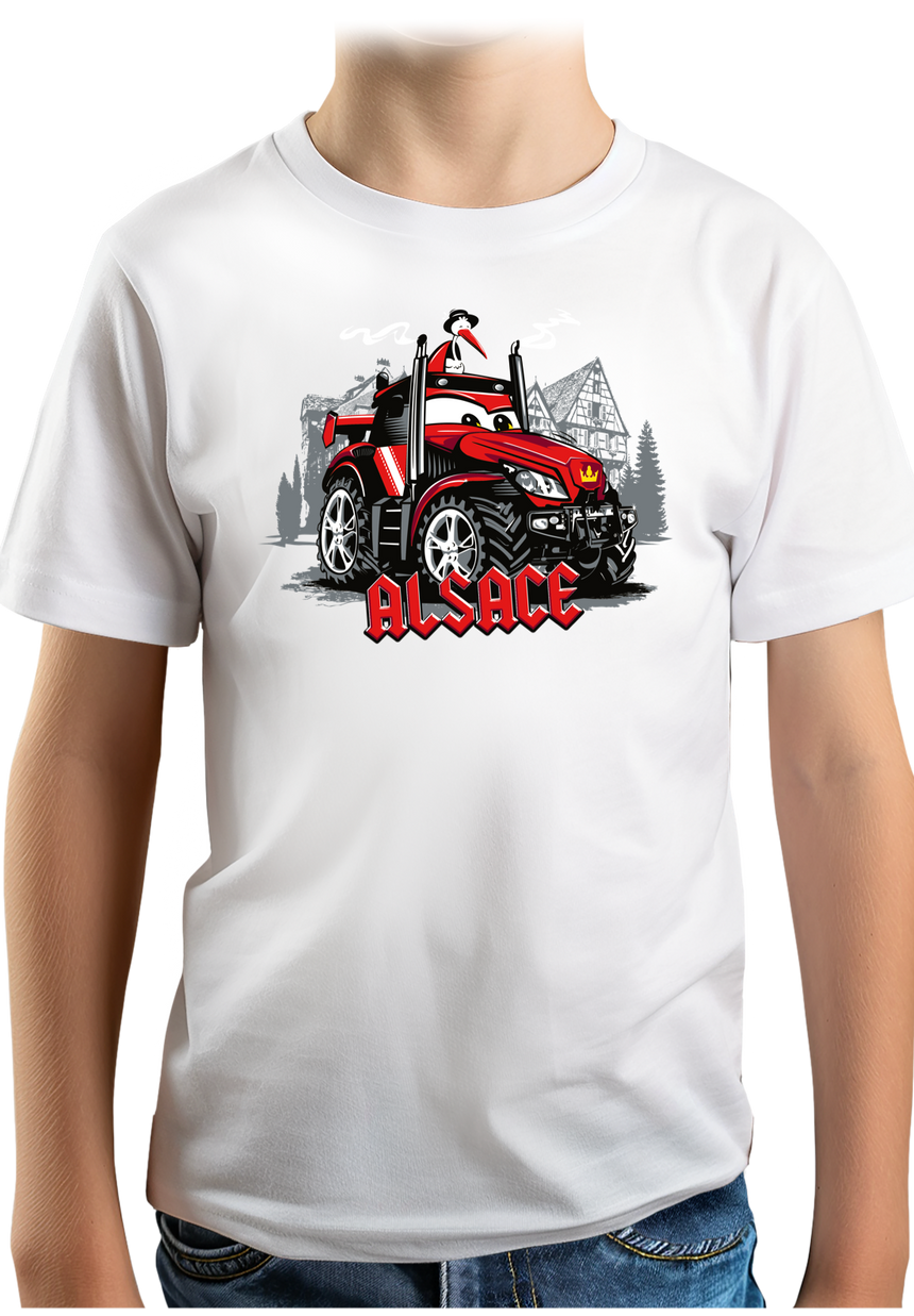 T-Shirt Garçon Le Super tracteur Alsacien