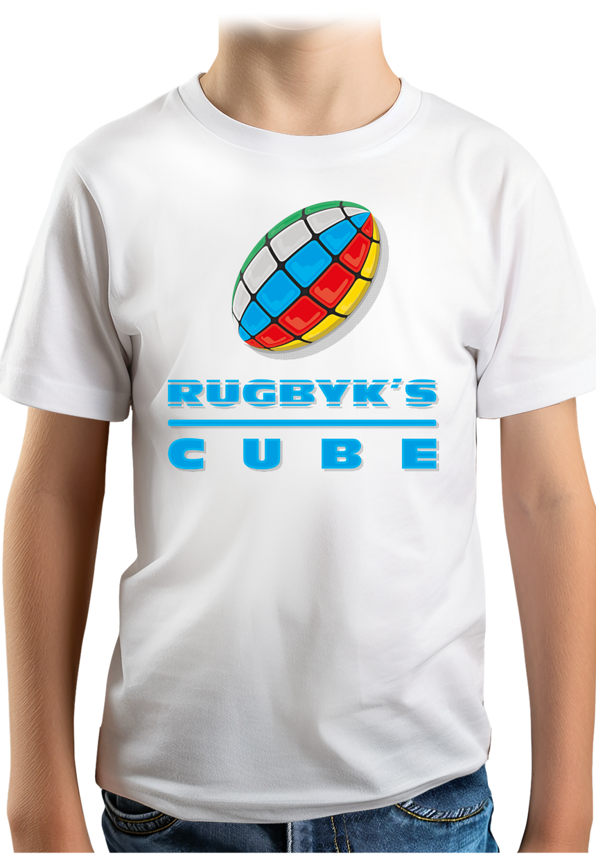 T-Shirt Garçon Rugby cube
