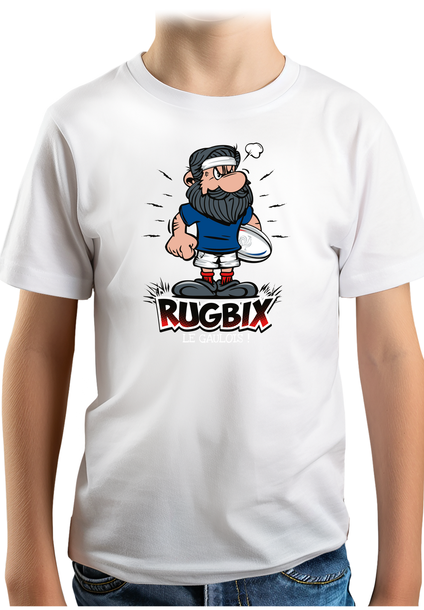 T-Shirt Garçon Rugbix le gaulois du rugby