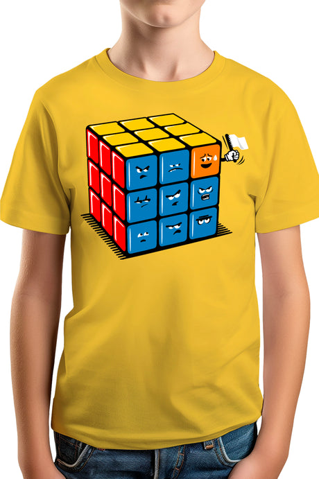 T-Shirt Garçon Ruby cube avec drapeau