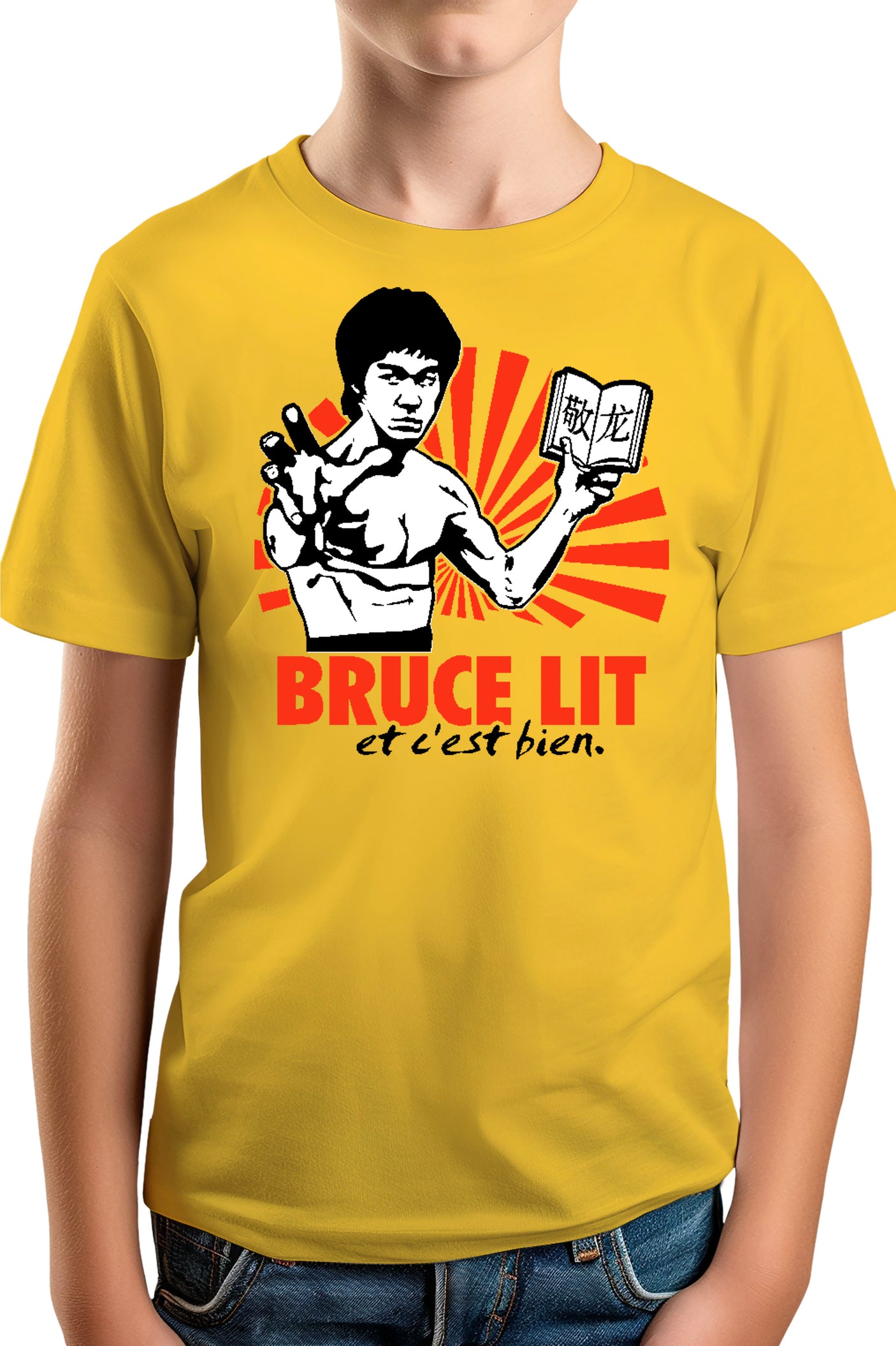 T-Shirt Garçon Bruce Lit et c'est bien