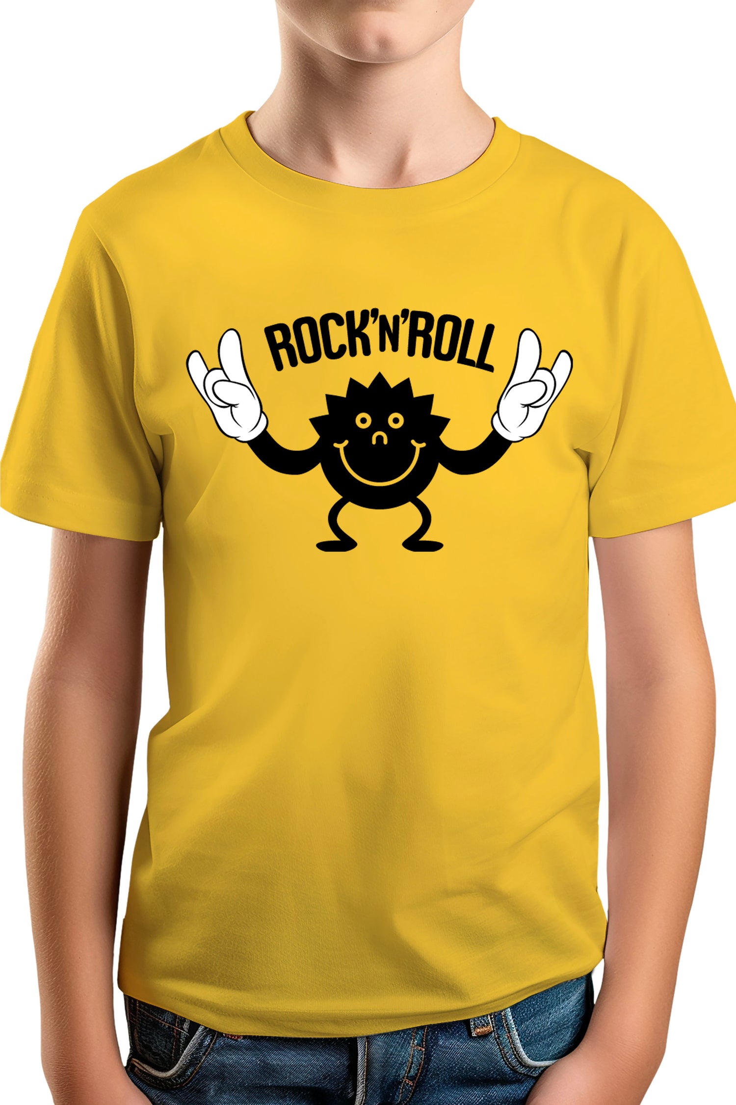 T-Shirt Garçon Smile Rock'N'Roll