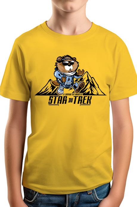 T-Shirt Garçon La star du trek