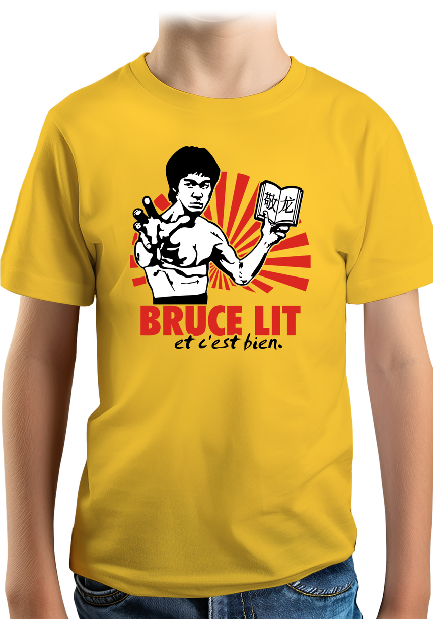 T-Shirt Garçon Bruce Lit et c'est bien