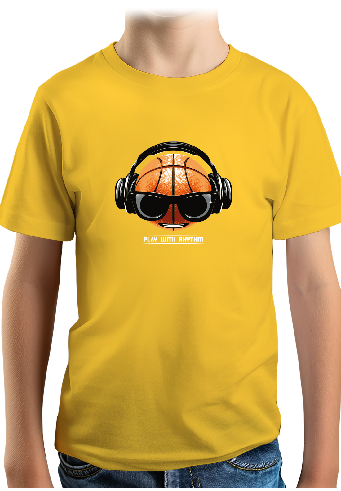 Tee-Shirt Garçon Play basket with rhythm