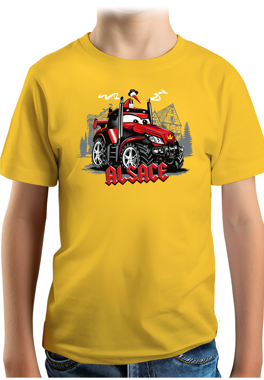 T-Shirt Garçon Le Super tracteur Alsacien