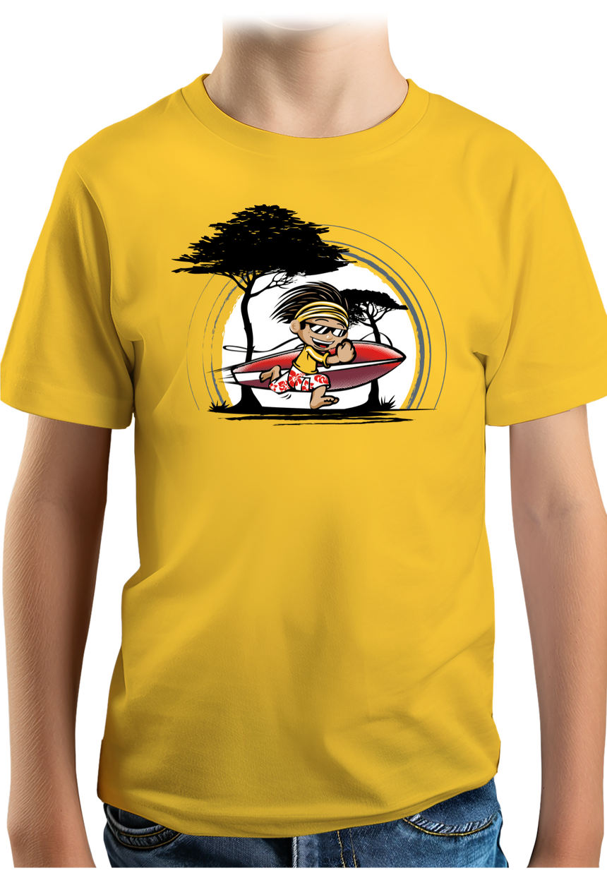 T-Shirt Garçon Surfer au plus vite