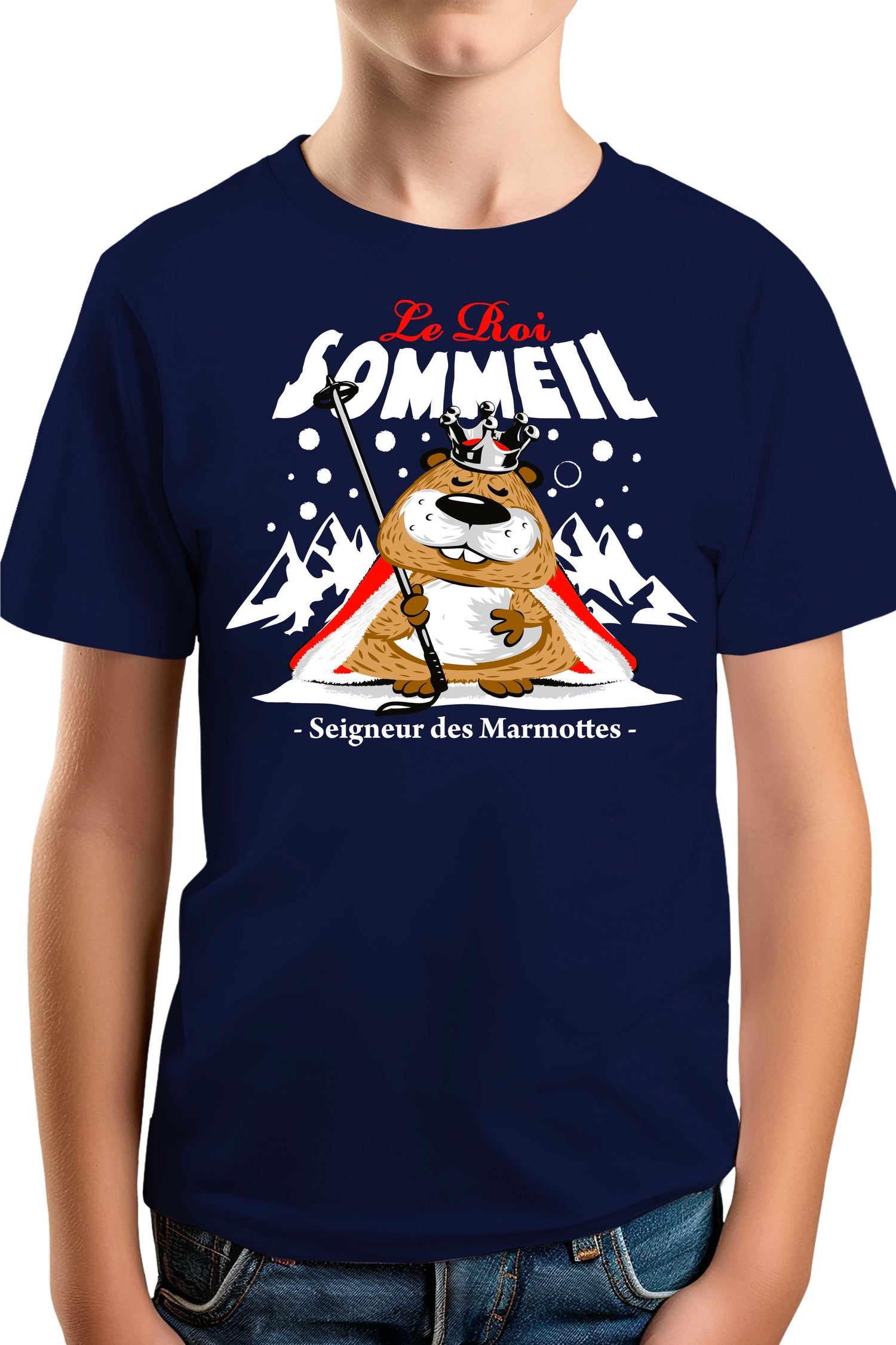 T-Shirt Garçon Le seigneur des marmottes