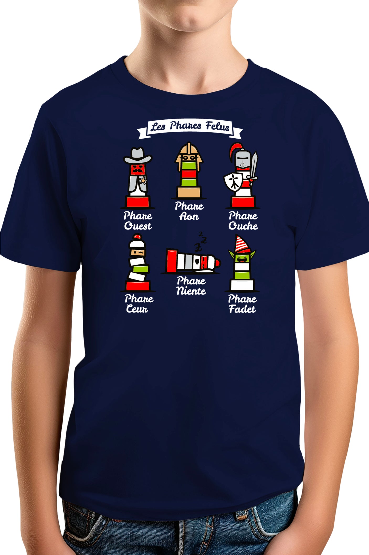 T-Shirt Garçon Les 06 phares felus