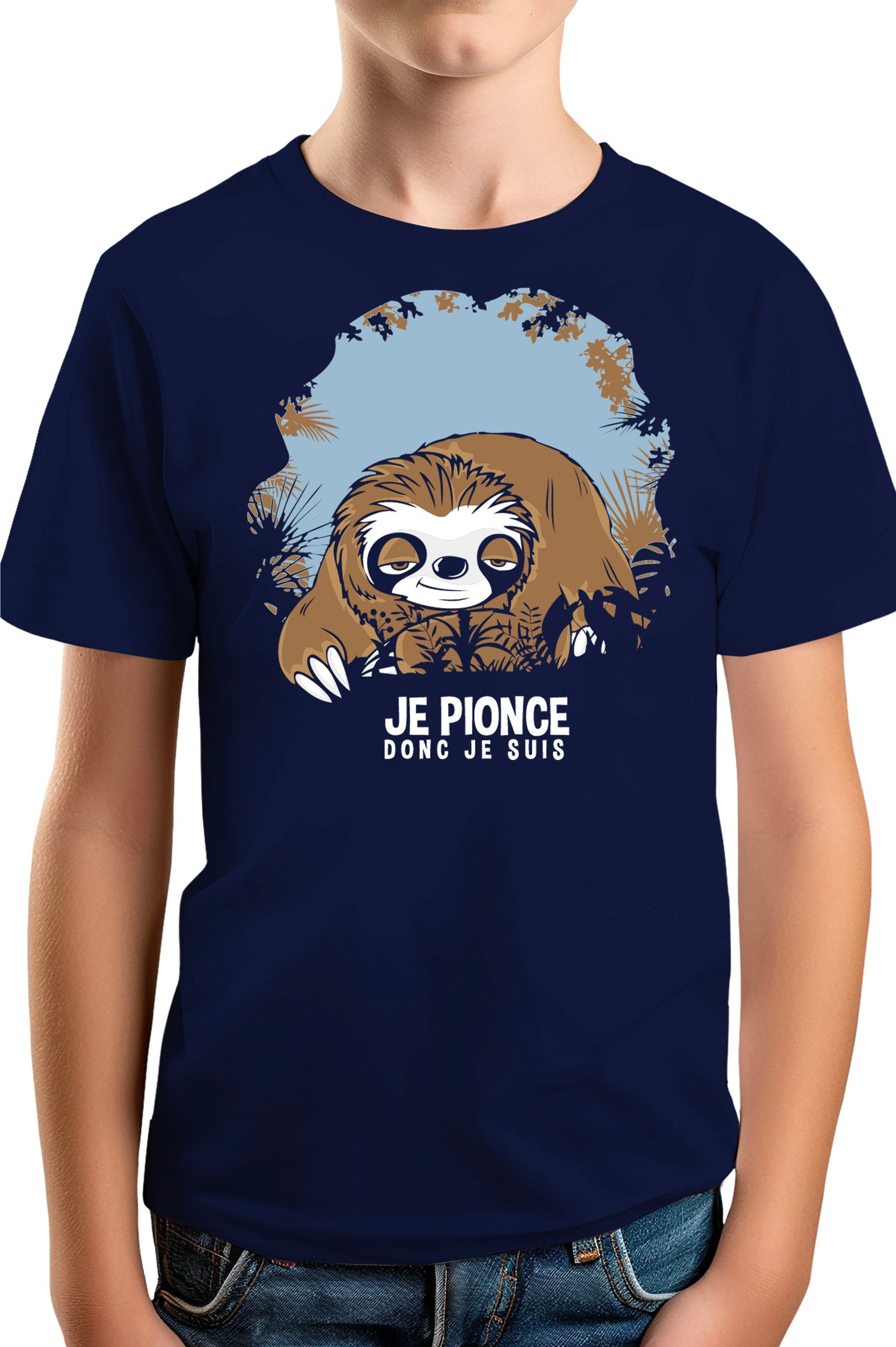 T-Shirt Garçon Je pionce donc je suis