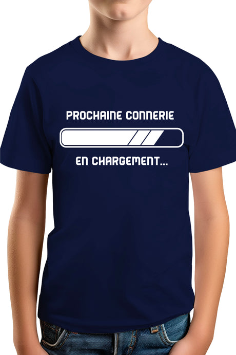 T-Shirt Garçon Prochaine connerie en chargement
