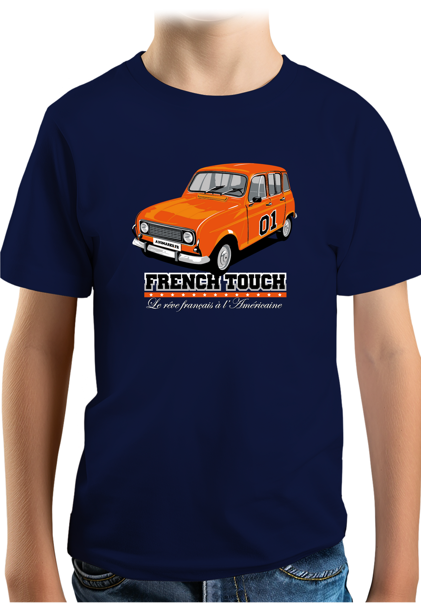T-Shirt Garçon 4L, le rêve French Touch