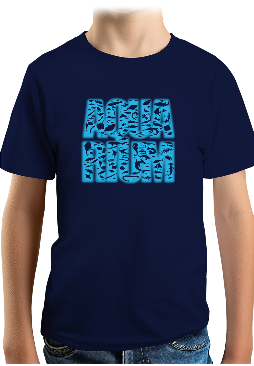 T-Shirt Garçon Aquarium avec des poissons