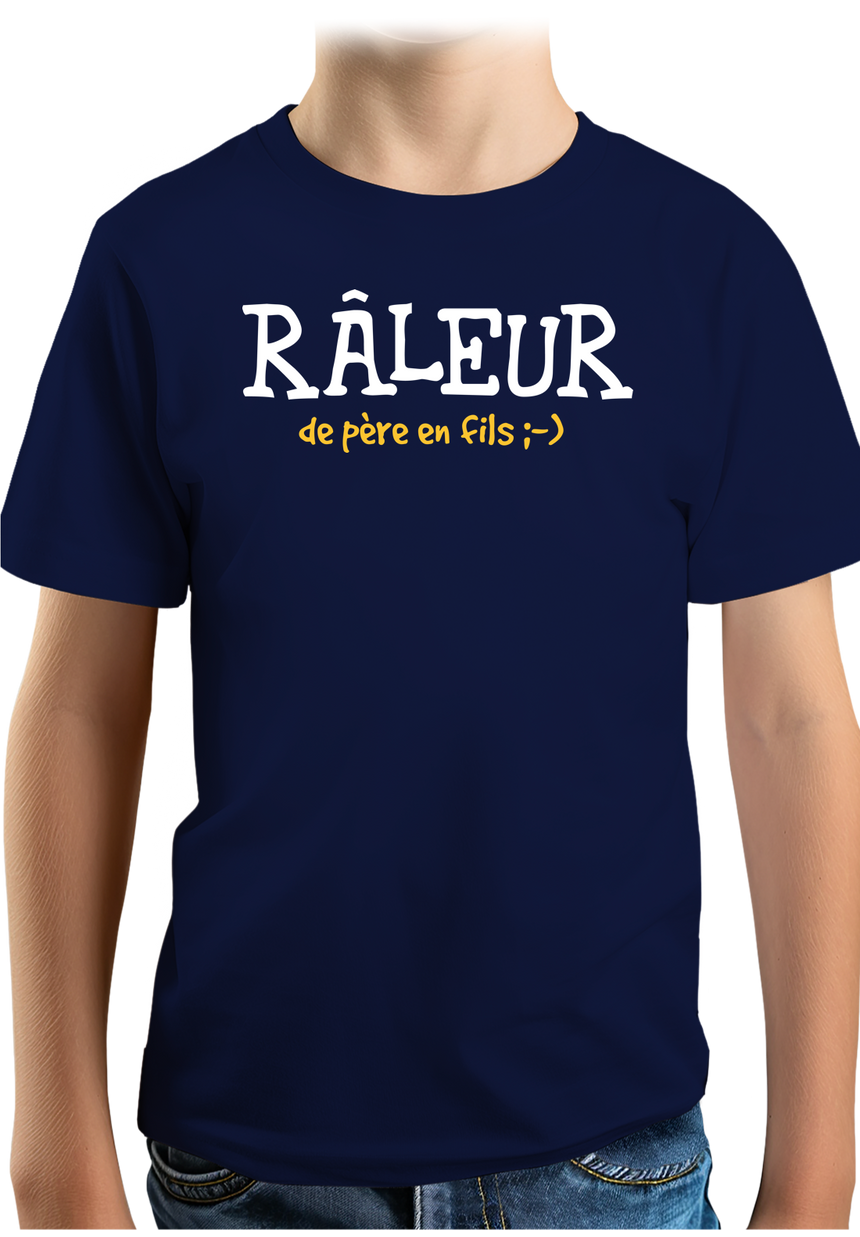 T-Shirt Garçon Râleur de père en fils