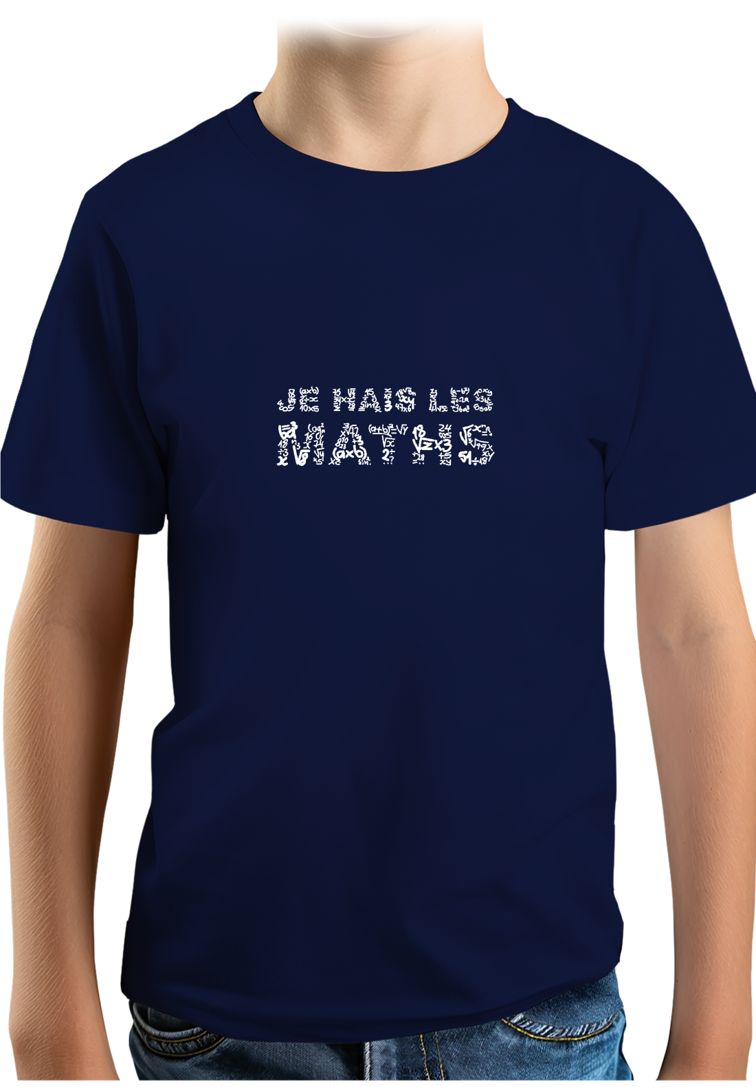 T-Shirt Garçon Je Hais Les Maths