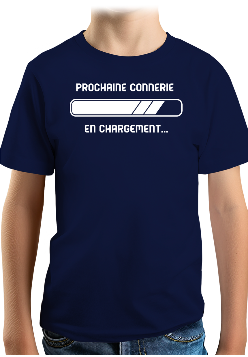 T-Shirt Garçon Prochaine connerie en chargement