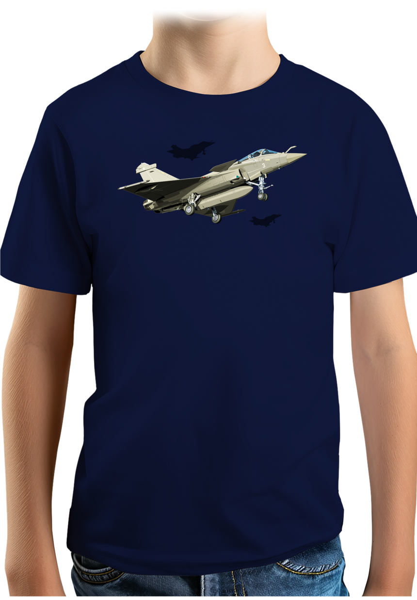T-Shirt Garçon L'avion de chasse français