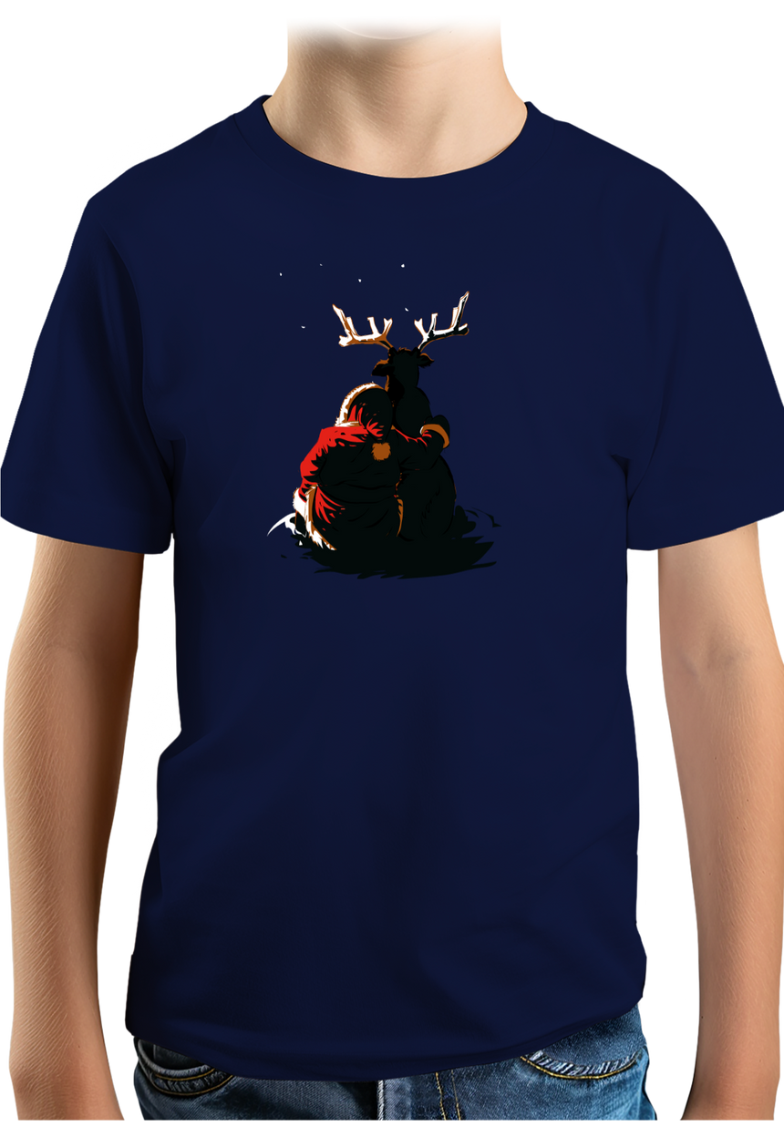 T-Shirt Garçon Renne De Noël