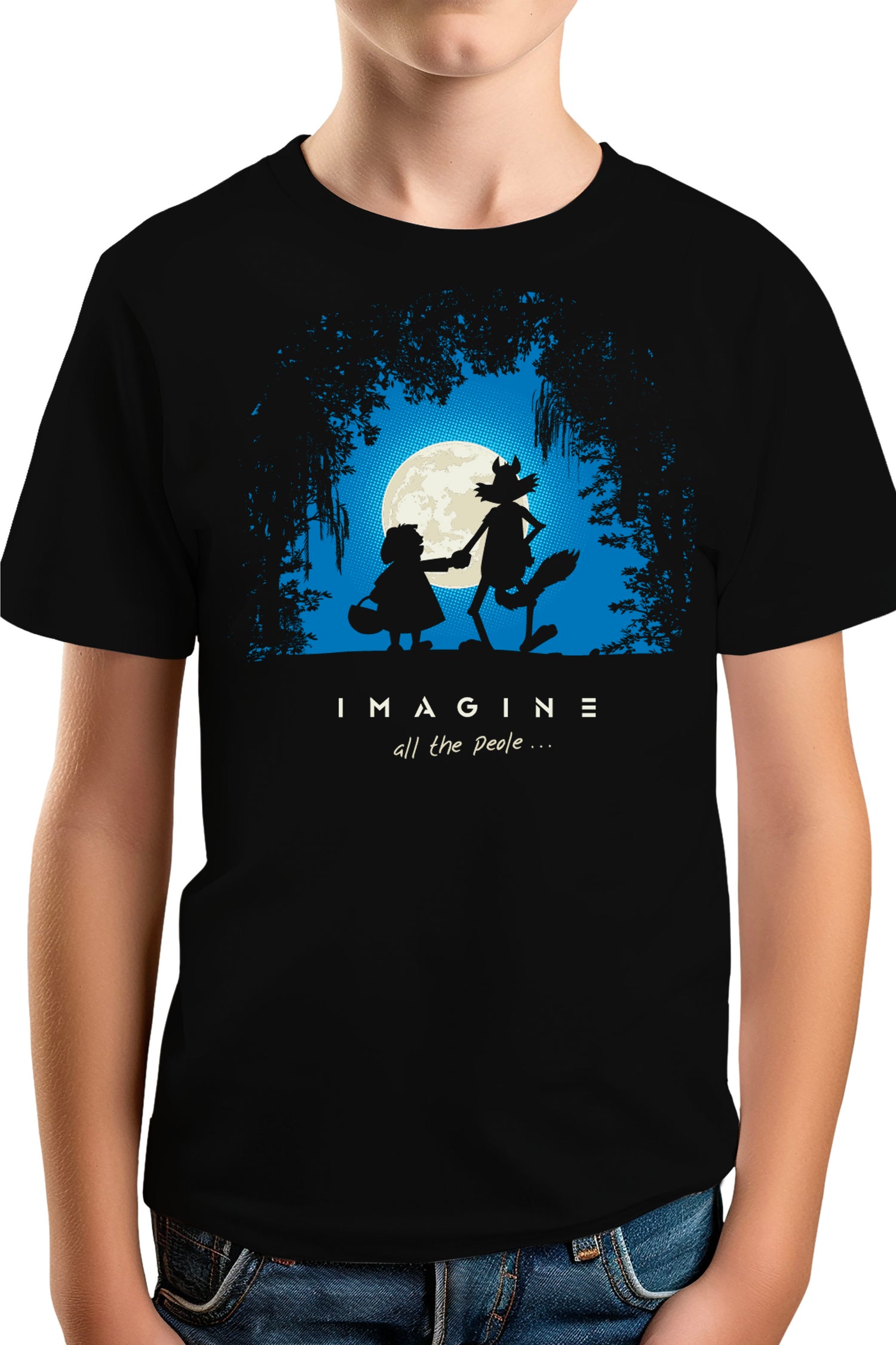 T-Shirt Garçon Conte loup et chaperon