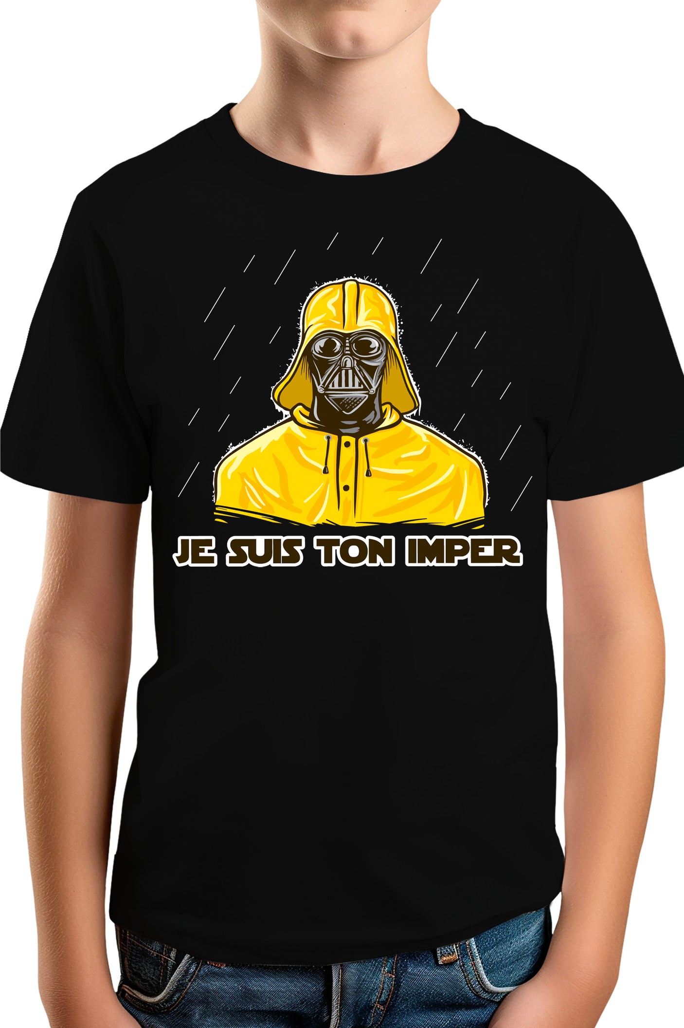 T-Shirt Garçon Je suis ton imperméable