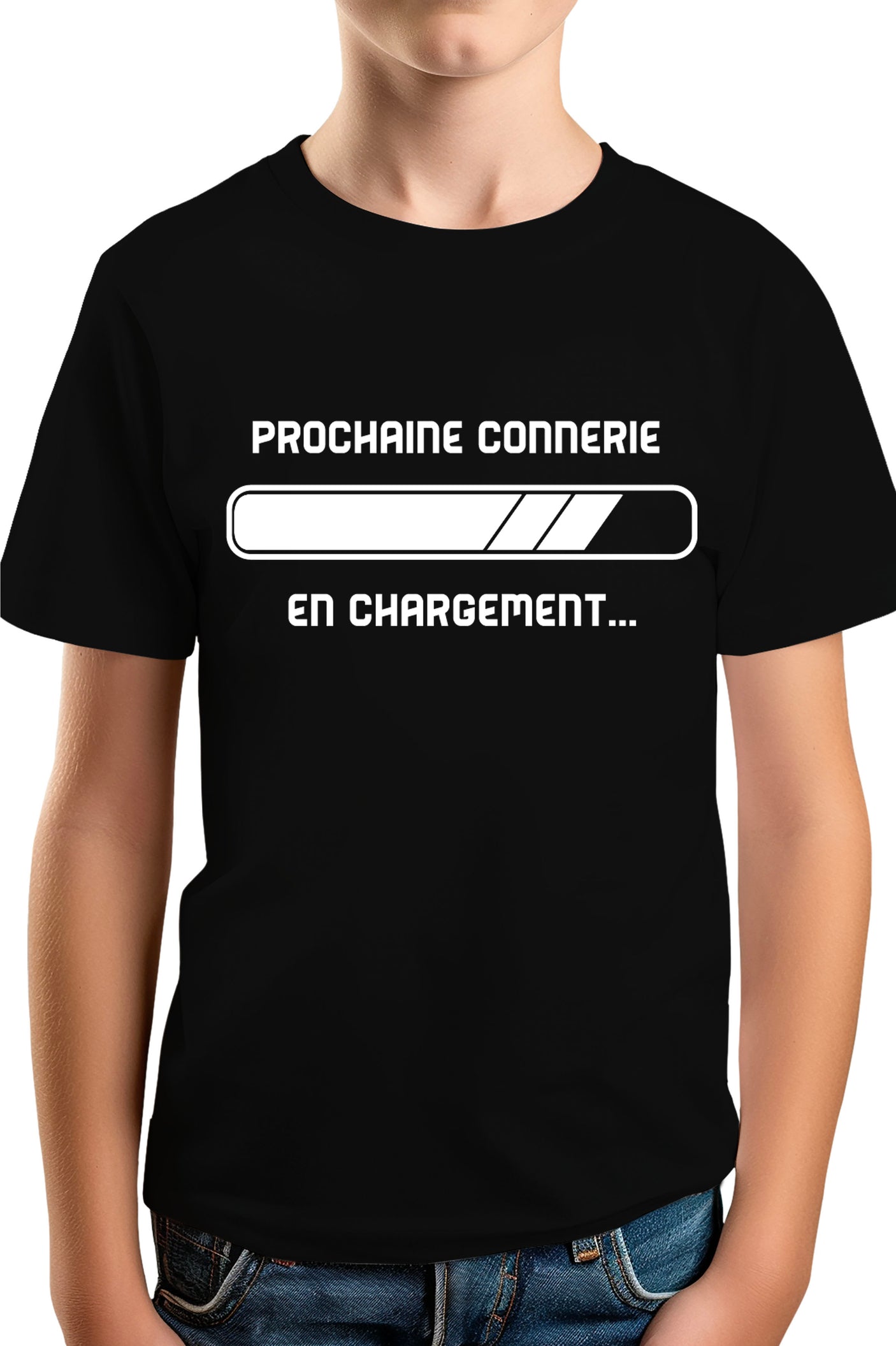 T-Shirt Garçon Prochaine connerie en chargement