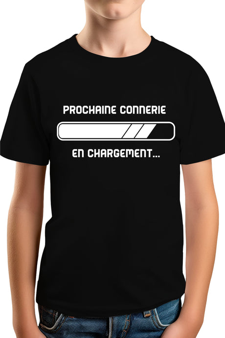 T-Shirt Garçon Prochaine connerie en chargement