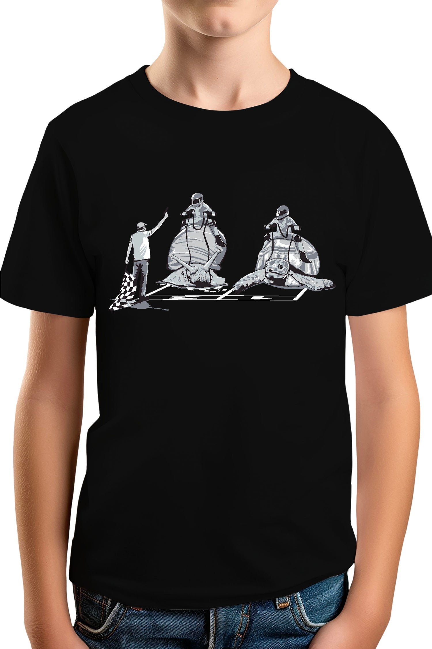 T-Shirt Garçon La Course d'escargots