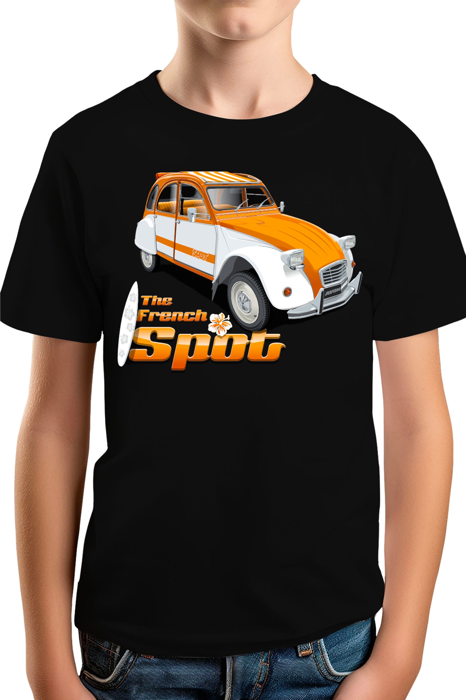 T-Shirt Garçon The french spot 02 cv