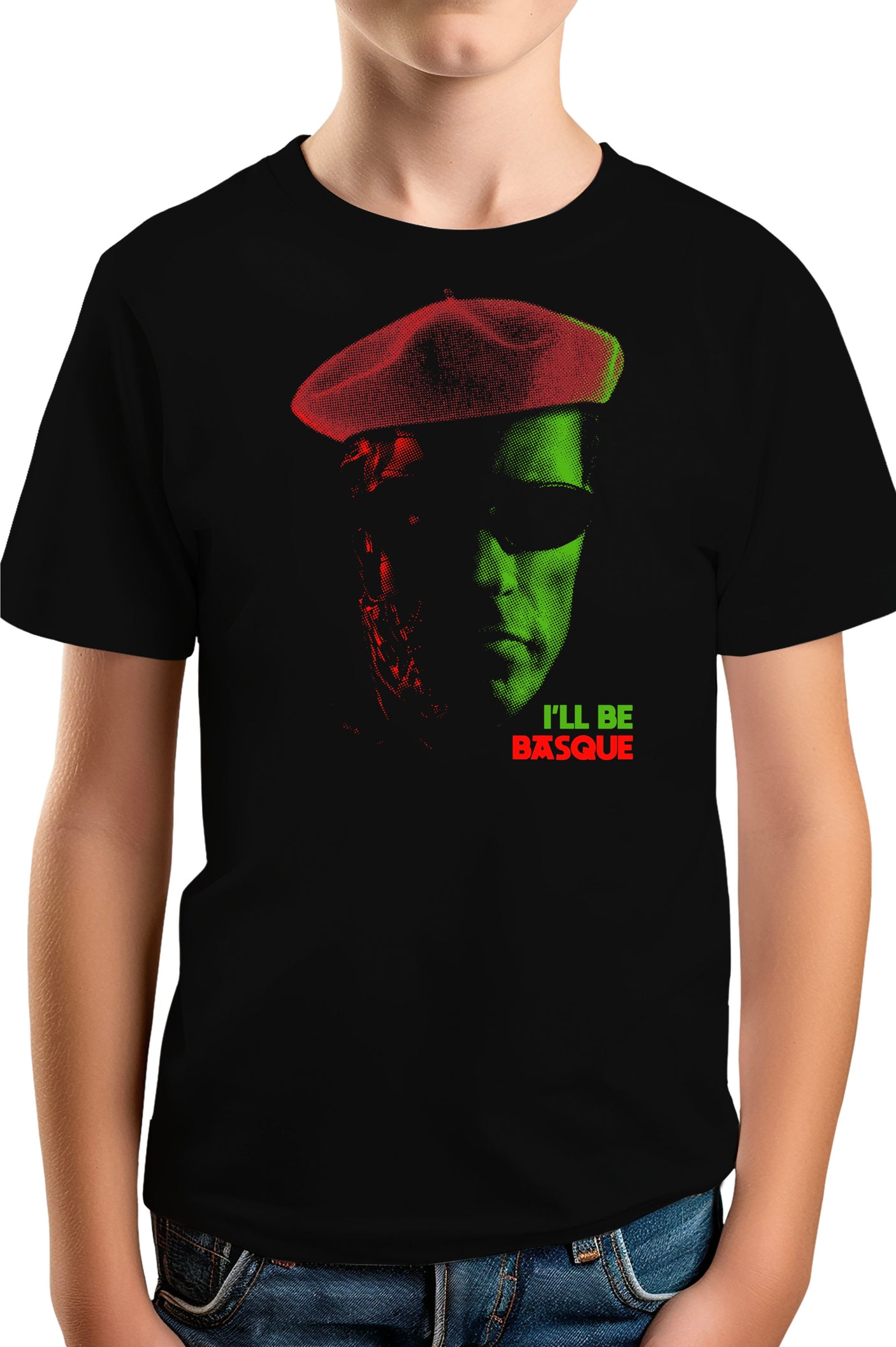 T-Shirt Garçon I'll be basque le retour