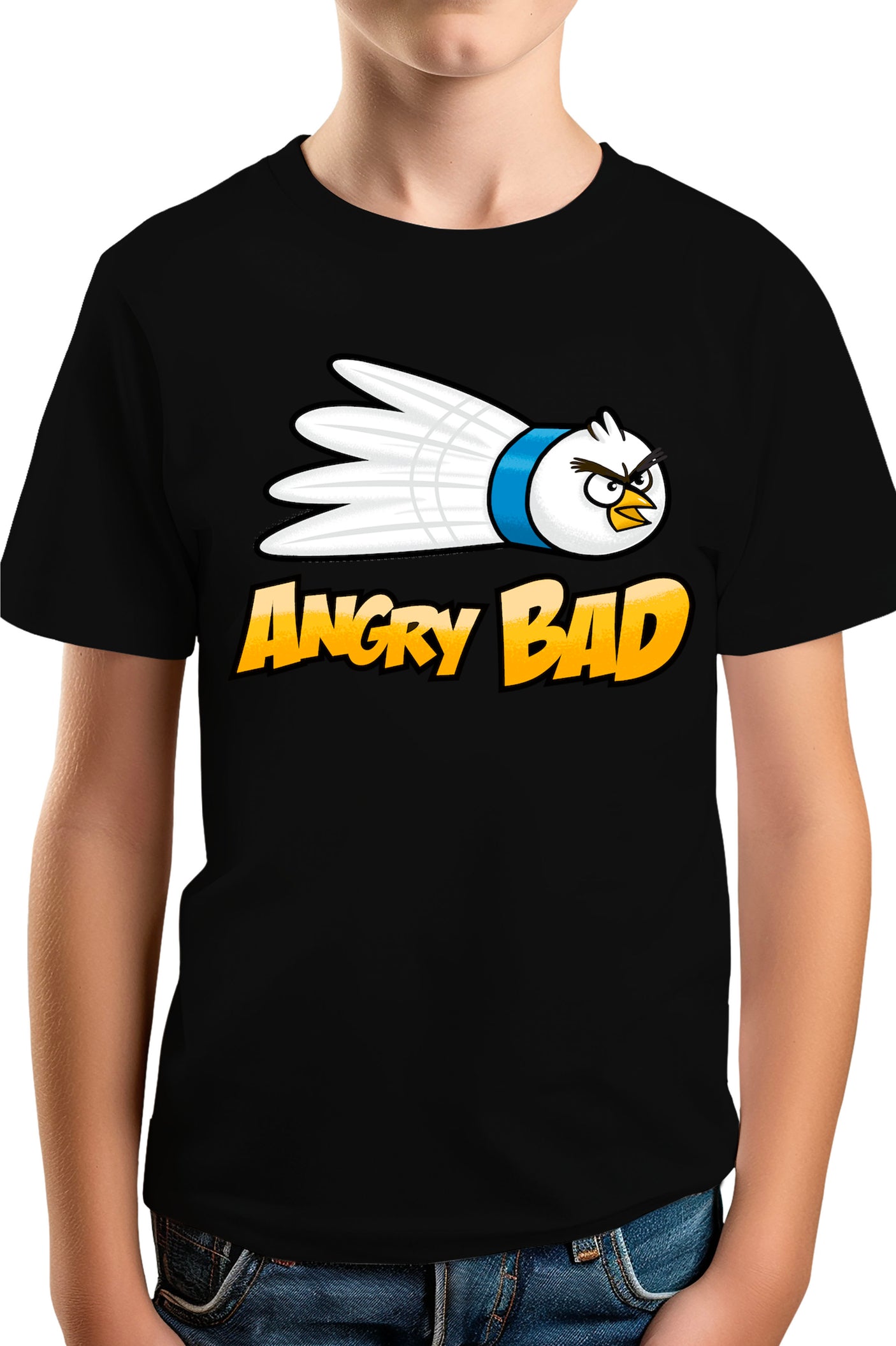 T-Shirt Garçon Angry Bad, tout détruire