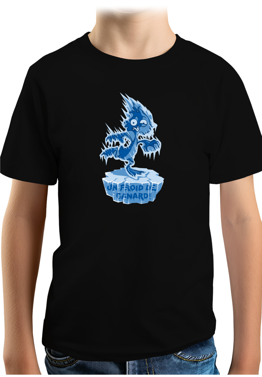 T-Shirt Garçon Froid de Canard