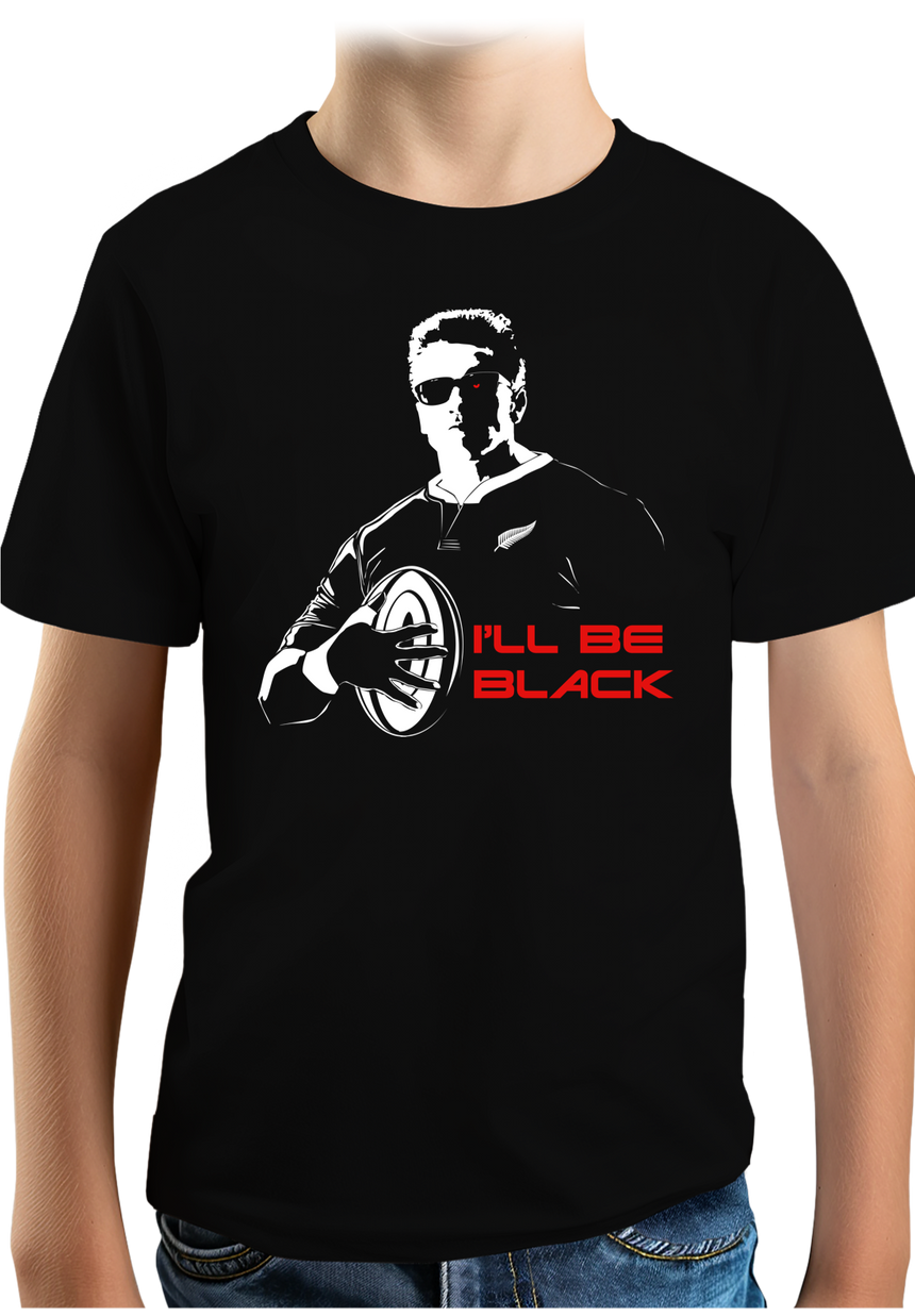 T-Shirt Garçon Rugby will be black