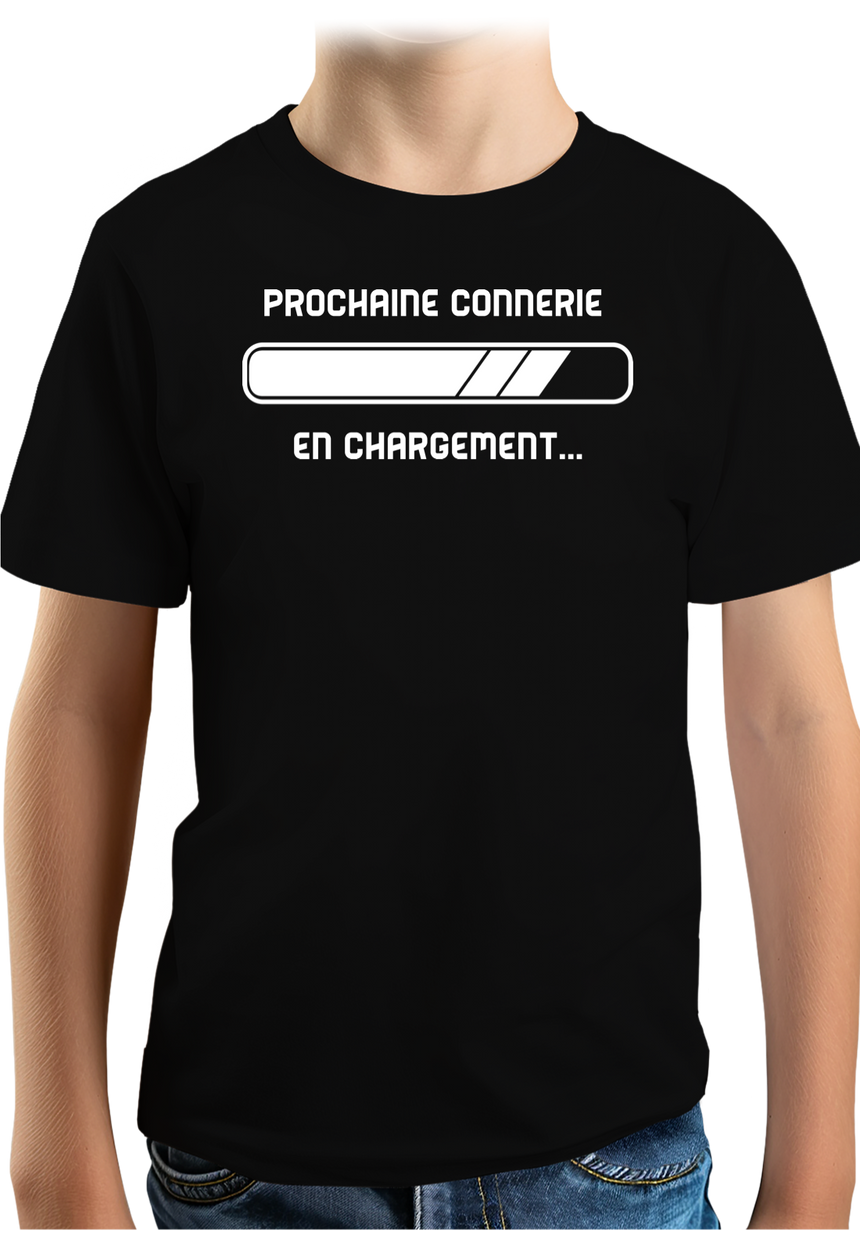 T-Shirt Garçon Prochaine connerie en chargement