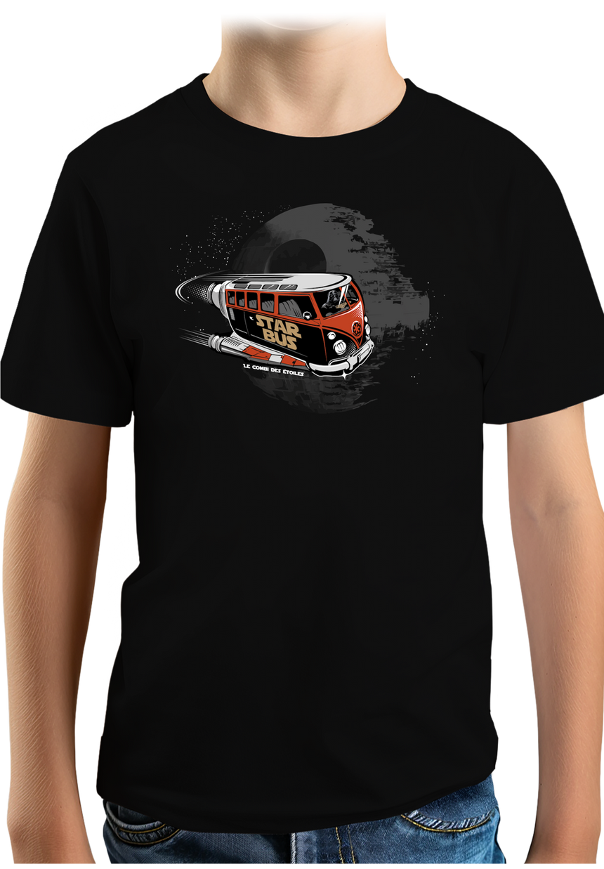 T-Shirt Garçon StarBus, le combi des étoiles